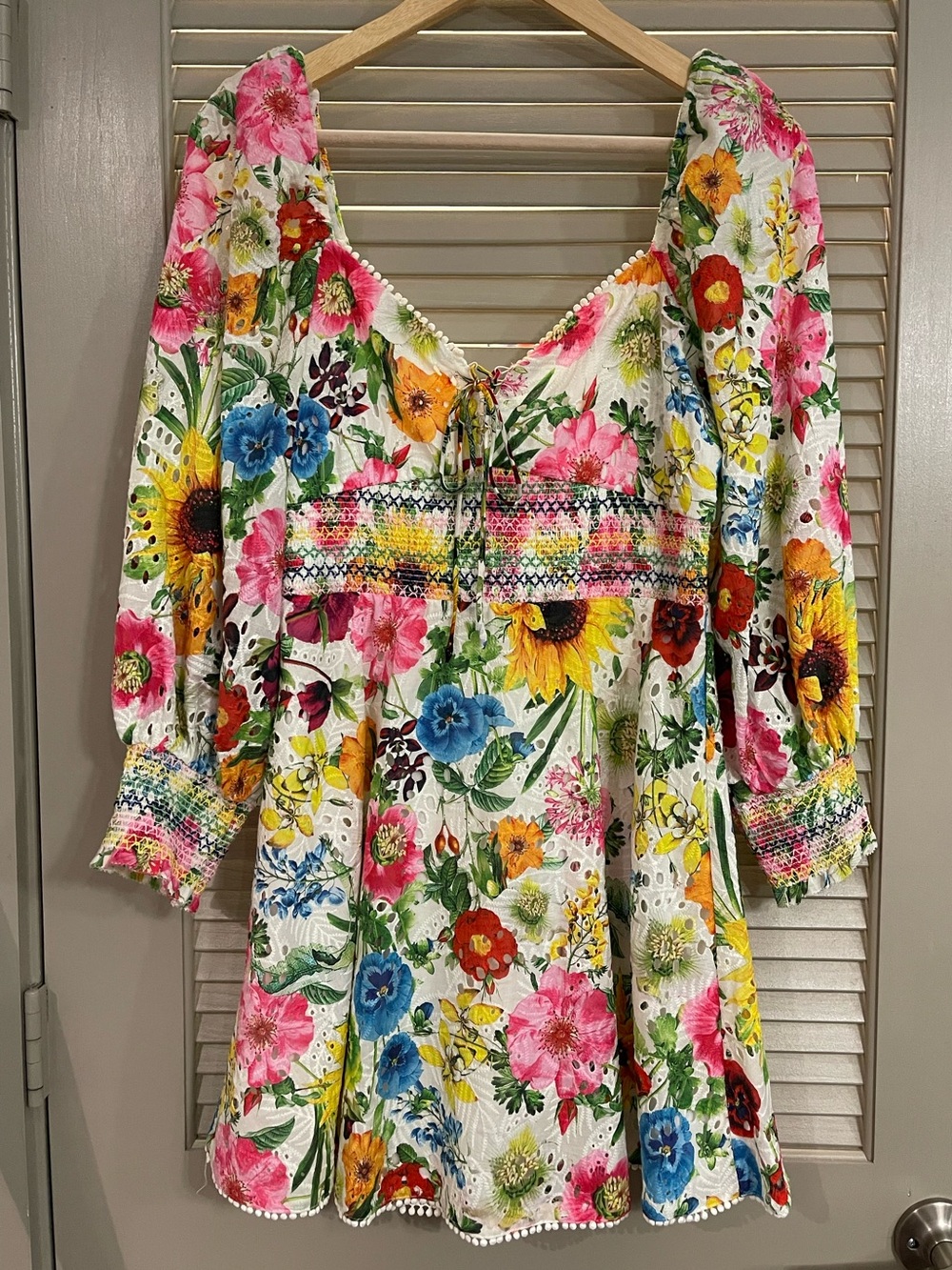 Alice + Olivia Vibrant Floral Dress